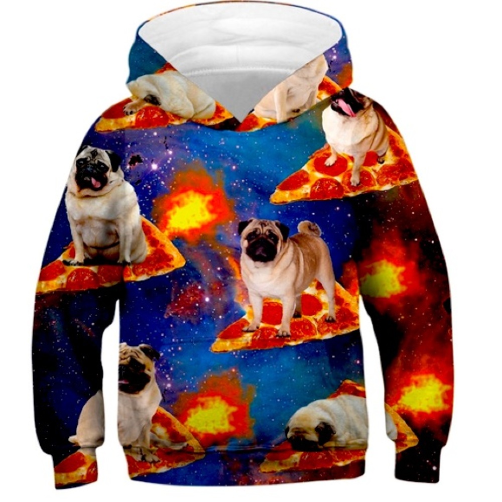 PUG PIZZA 🍕 HOODIE